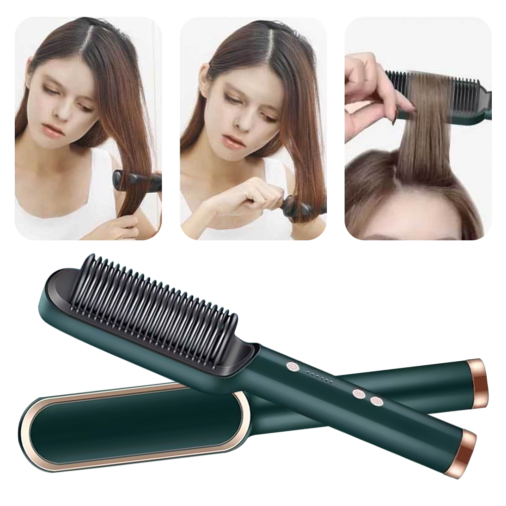 Ion hair top straightener and curler