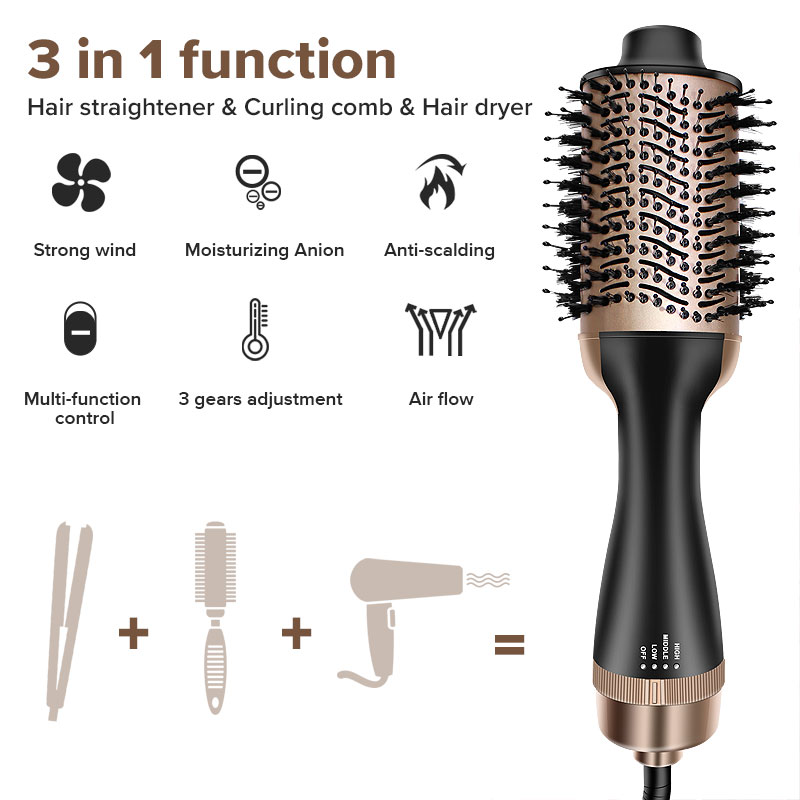 Hair Dryer Brush, Hot air Brush Styler and Dryer UBEATOR