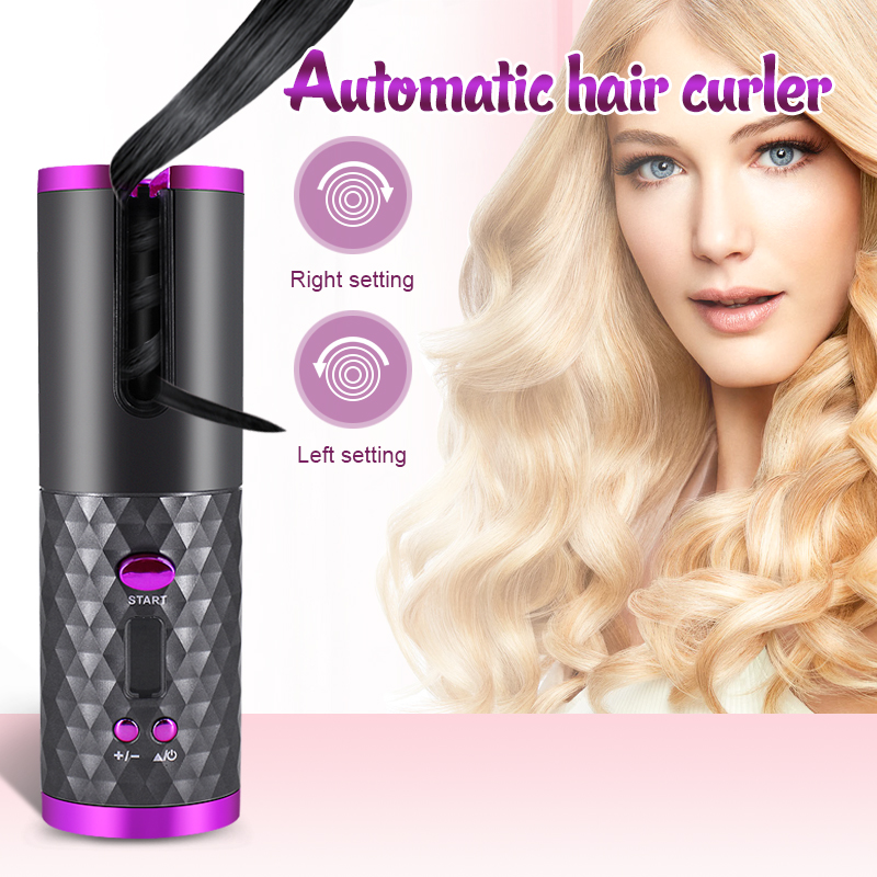 Cordless automatic hair curler deals