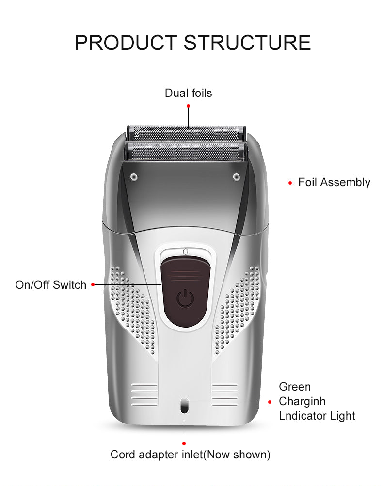 Foil online electric shaver