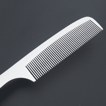 Cargar imagen en el visor de la galería, Stainless Steel Silver Metal Barber Comb | UBEATOR
