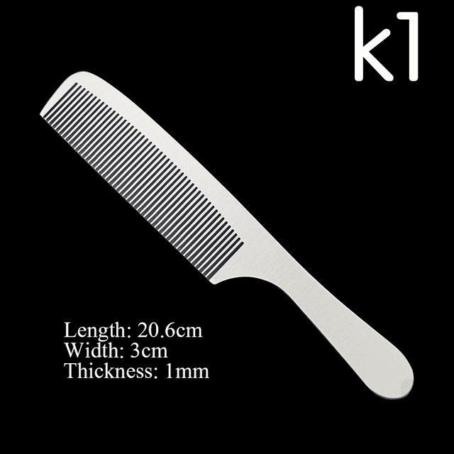 Stainless Steel Silver Metal Barber Comb | UBEATOR