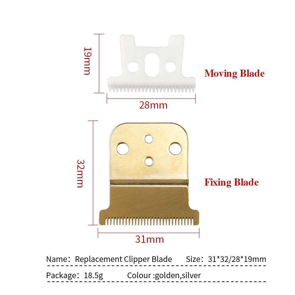 Andis D8 2 Pcs/Set Replacement Hair Clipper Blades