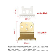 Indlæs billede til gallerivisning Andis D8 2 Pcs/Set Replacement Hair Clipper Blades