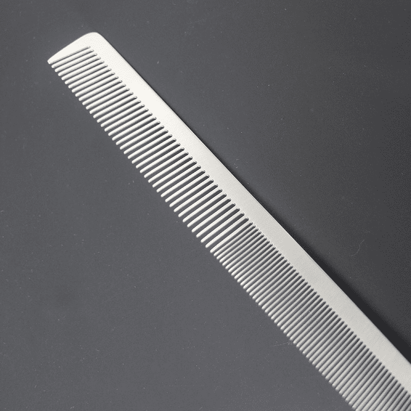 Stainless Steel Silver Metal Barber Comb | UBEATOR