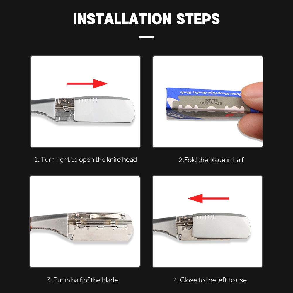 New Design Wood Handle Straight Razor Holder | UBEATOR