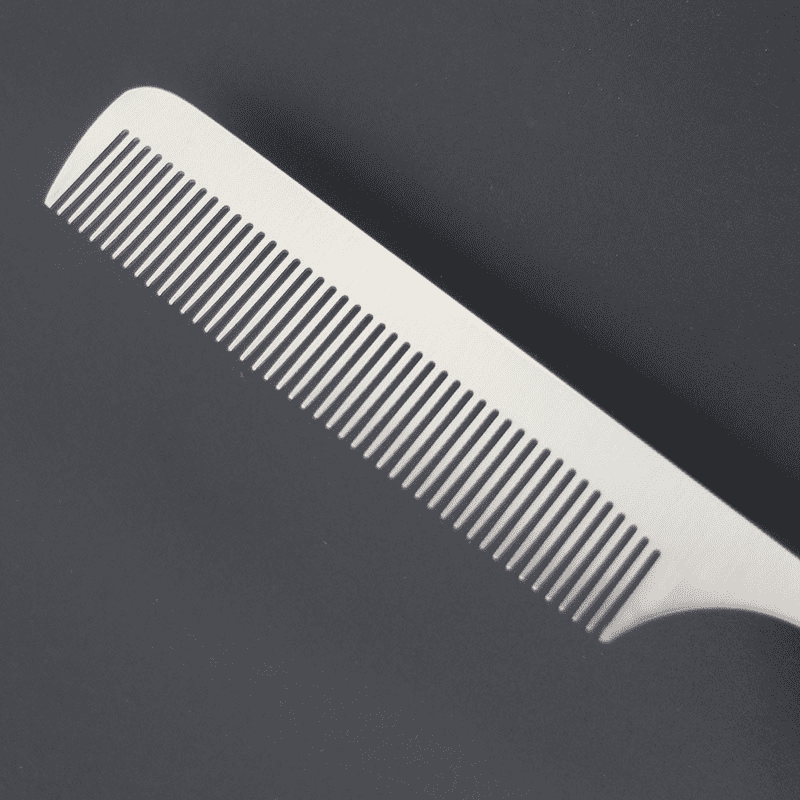 Stainless Steel Silver Metal Barber Comb | UBEATOR