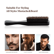 Laden Sie das Bild in den Galerie-Viewer, Solid Wood 100% Boar Bristle Shaving Brush