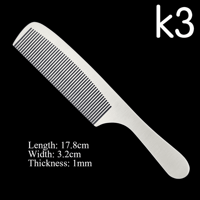 Stainless Steel Silver Metal Barber Comb | UBEATOR