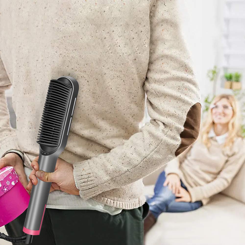 Dyson hair deals brush straightener