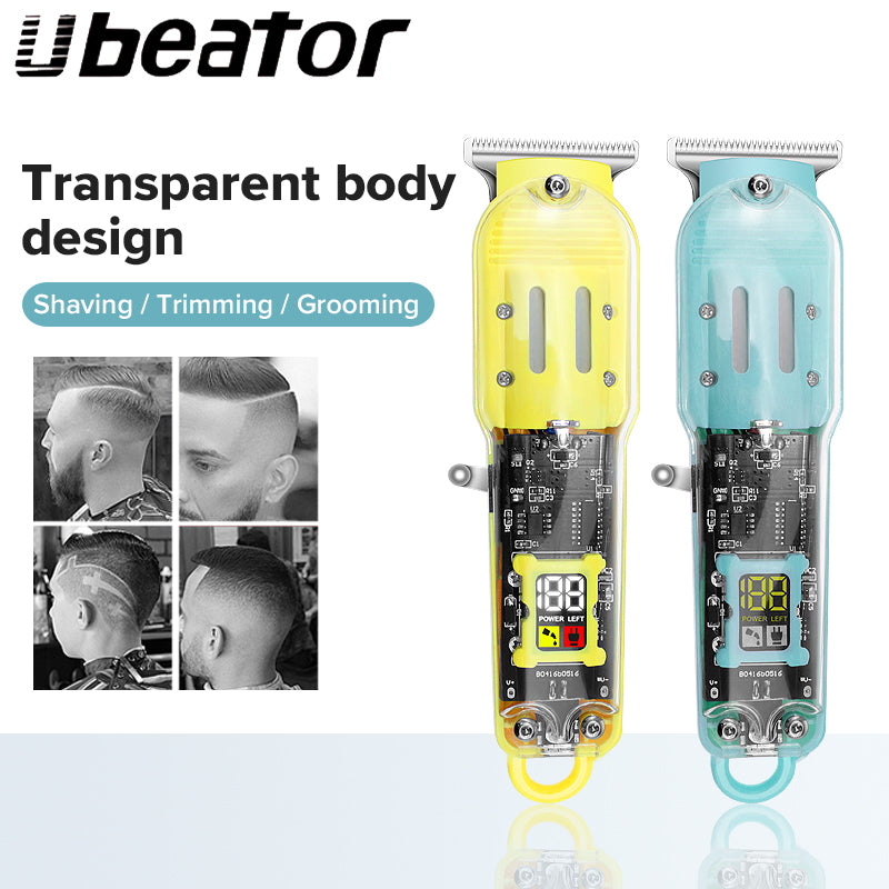 Rechargeable Hair Clippers Trimmer Transparent Cover | UBEATOR