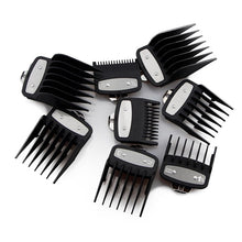 Load image into Gallery viewer, 8 Sizes Metal Hair Clipper Guide Black Color