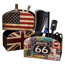 Afbeelding in Gallery-weergave laden, PU Leather Barber Storage Box | UBEATOR