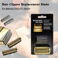 Afbeelding in Gallery-weergave laden, Hair-Clipper-Blade-For-Babyliss-FX01-02-Shaver-Electric-Razor-Trimmer-Cutter-Head-Foil-Head-Replaceable | UBEATOR