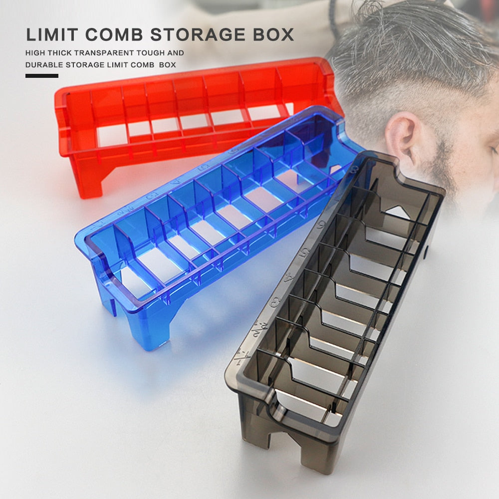 UBEATOR 8Pc Universal Hair Clipper Guide Storage Box