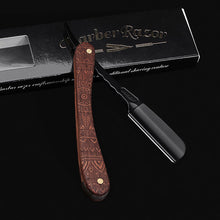 Charger l&#39;image dans la galerie, Rosewood Round Handle Razor Holder | UBEATOR