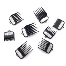 Lataa kuva Galleria-katseluun, 8*Clipper Metal Guide Combs For Wahl-Black Color