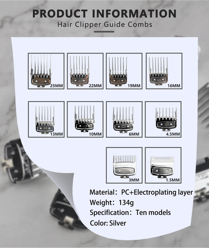 Hair Clipper Limit Comb Set | UBEATOR
