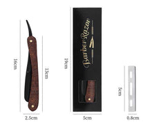 Charger l&#39;image dans la galerie, Rosewood Round Handle Razor Holder | UBEATOR