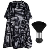 Hair Cape with Neck Brush Set
