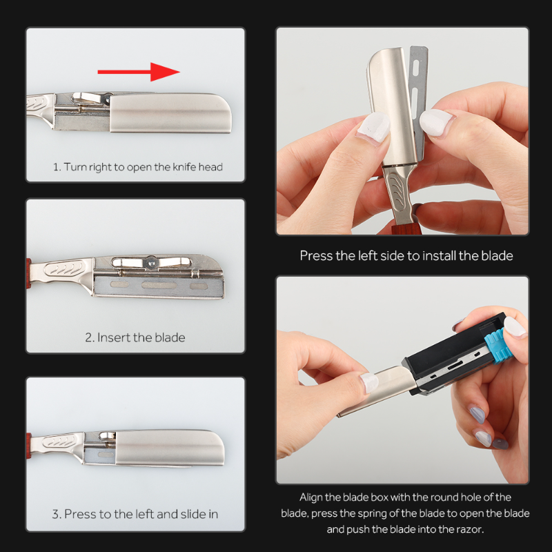 Redwood Handle Shaving Razor with Replaceable Blade Tool | UBEATOR