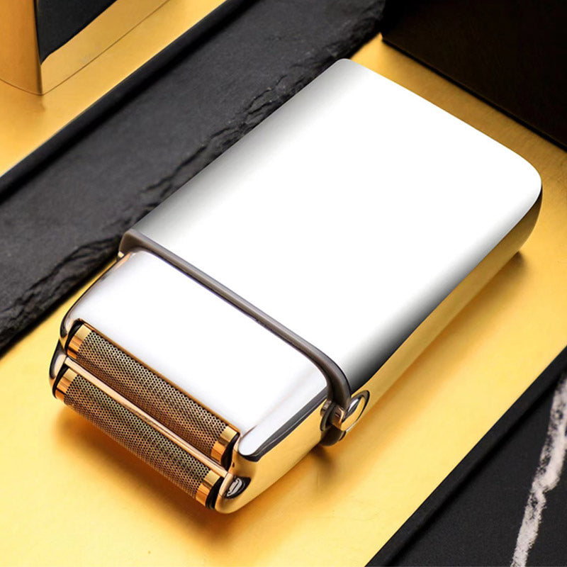 BR BARBERS Professional Hair Clipper Silver Barber Set